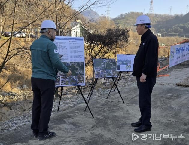 동두천시장, ‘왕방계곡 숲길(트레일) 조성사업’ 현장 점검