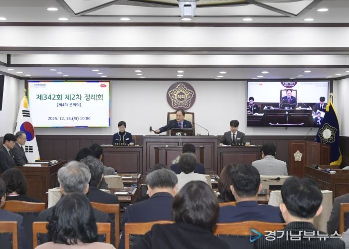 제342회 동두천시의회 제2차 정례회 폐회