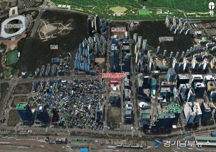 위치도(마포구 상암동 1612번지)