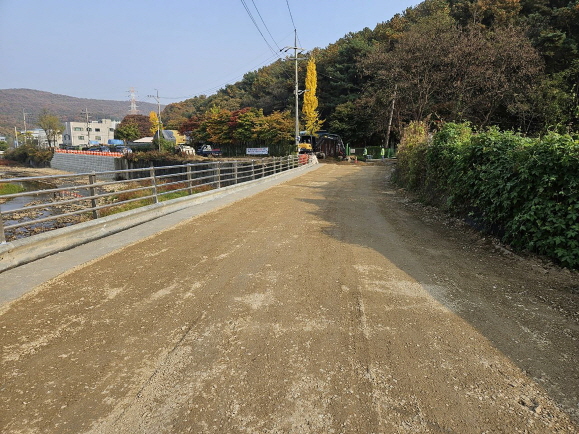 성남시, 고기로 211번길 도로 토사 유실 긴급 복구 완료