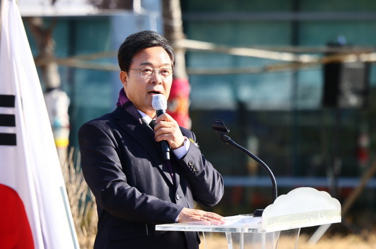 월남참전기념탑 제막식