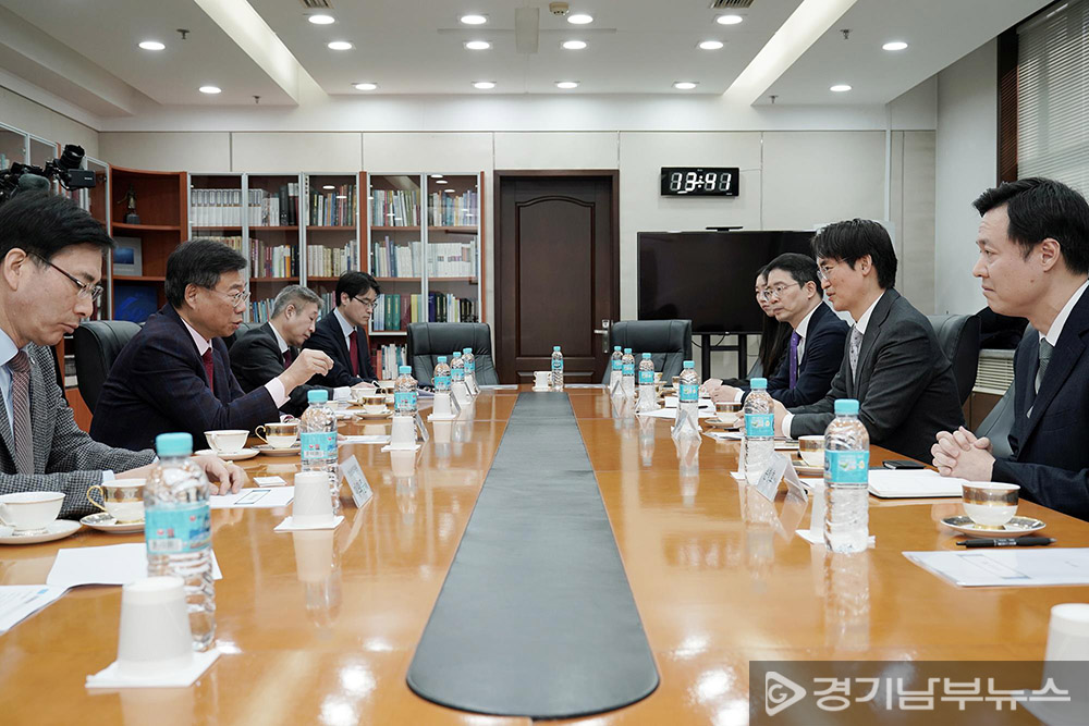 신상진 성남시장, 주선양 대한민국 총영사관을 방문하여 협력방안 논의해