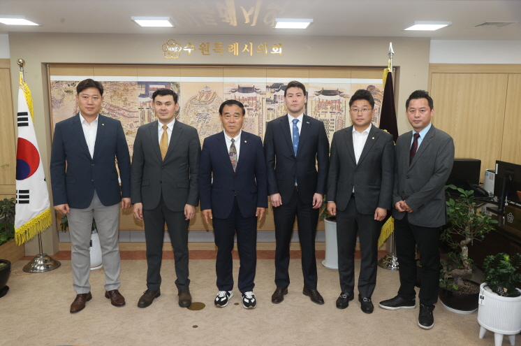 ‘카자흐스탄 잠빌주 타마벡 부지사’의회 방문